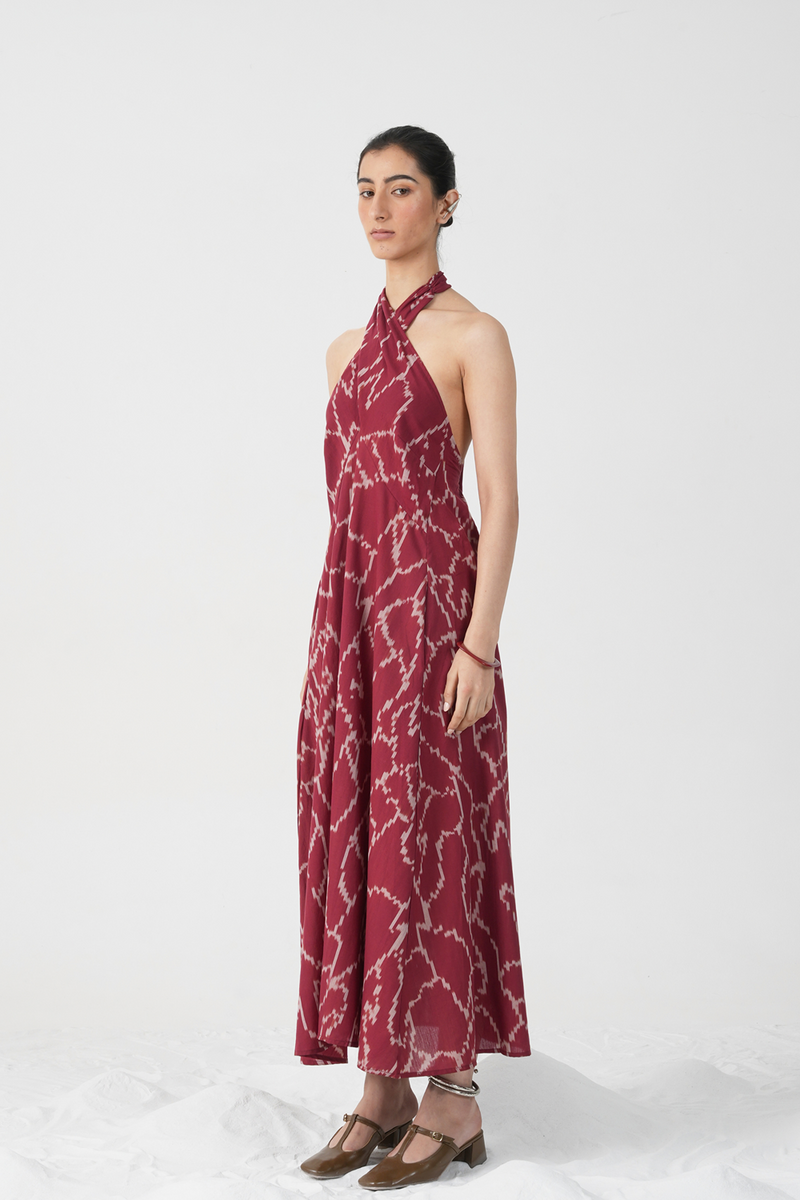 Vannam Handwoven Ikat Dress