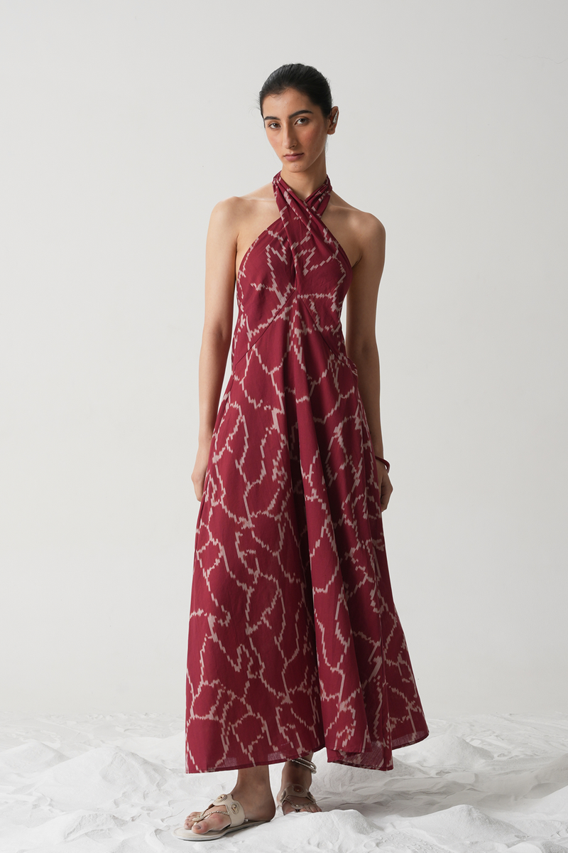 Vannam Handwoven Ikat Dress