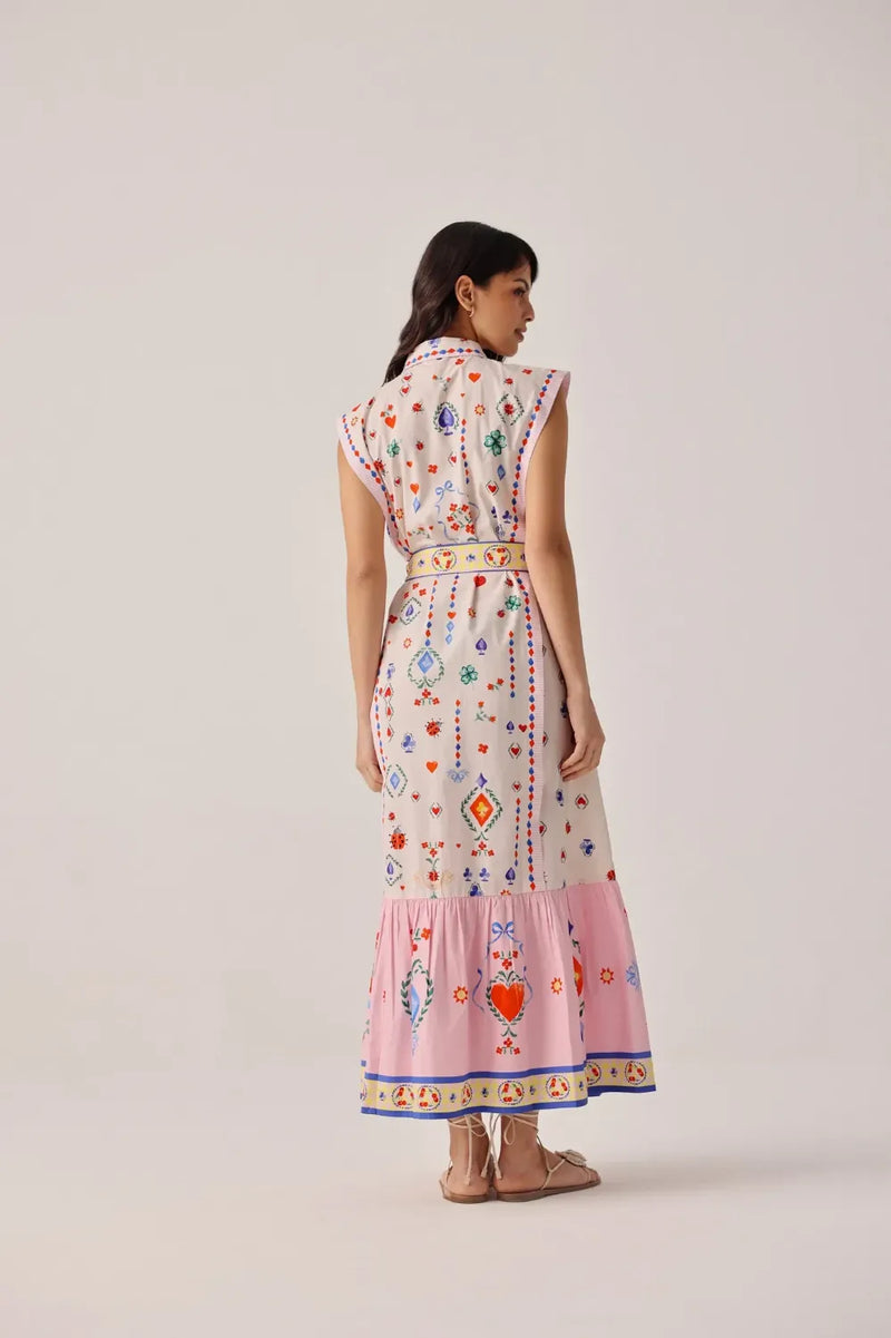 Vega Maxi - Tarot poplin by NOIB for women Worldwide