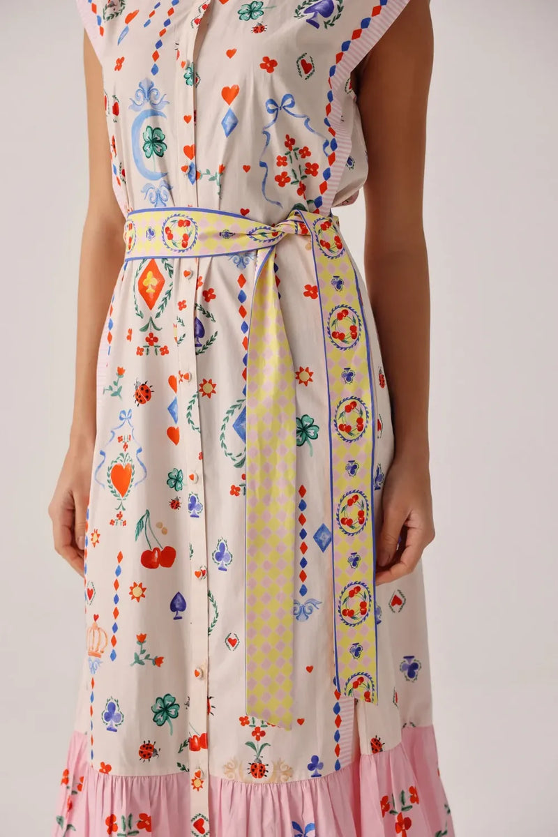 Vega Maxi - Tarot poplin by NOIB for women Worldwide