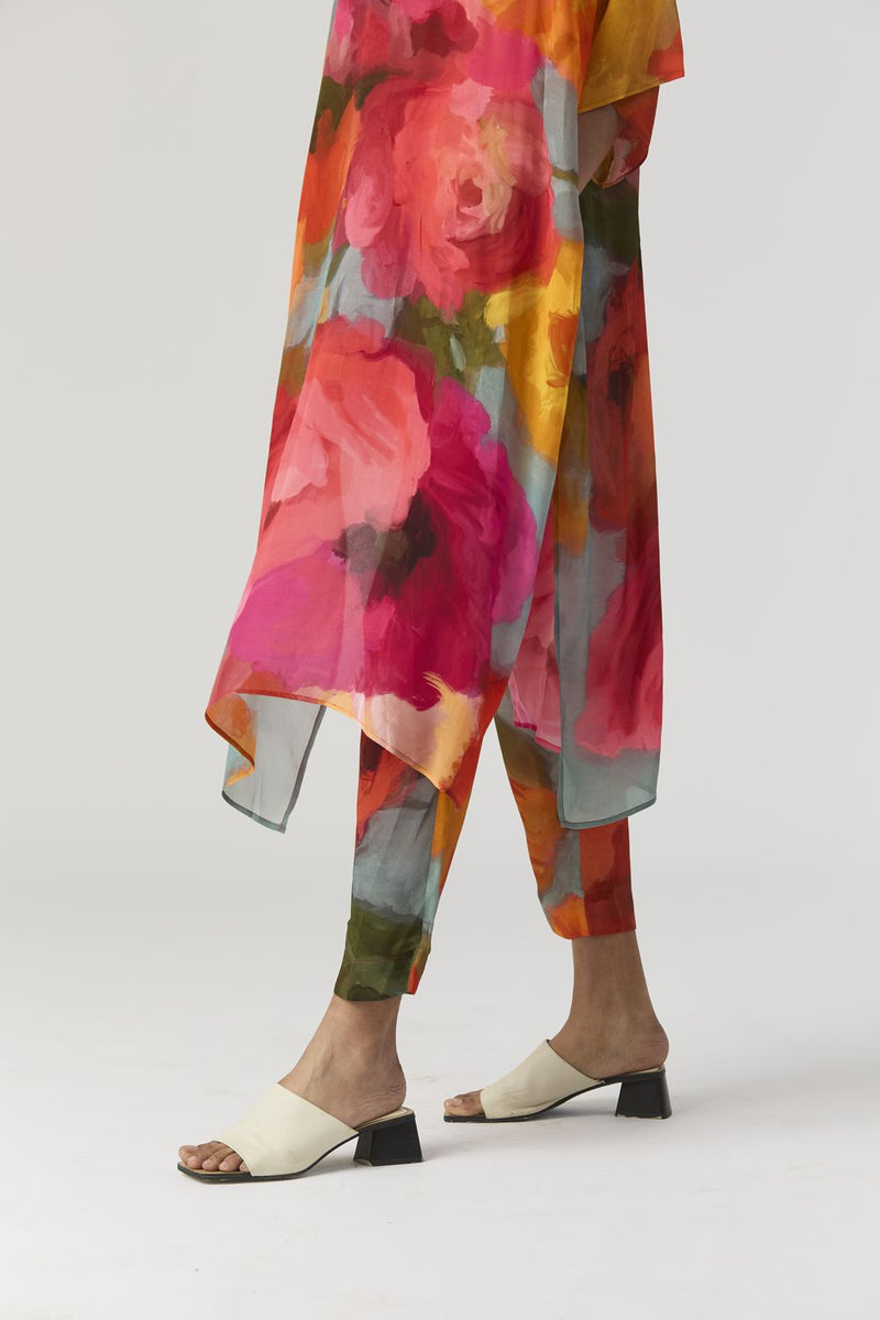 VERONICA KAFTAN SET silk by Yam in multi color for women Worldwide