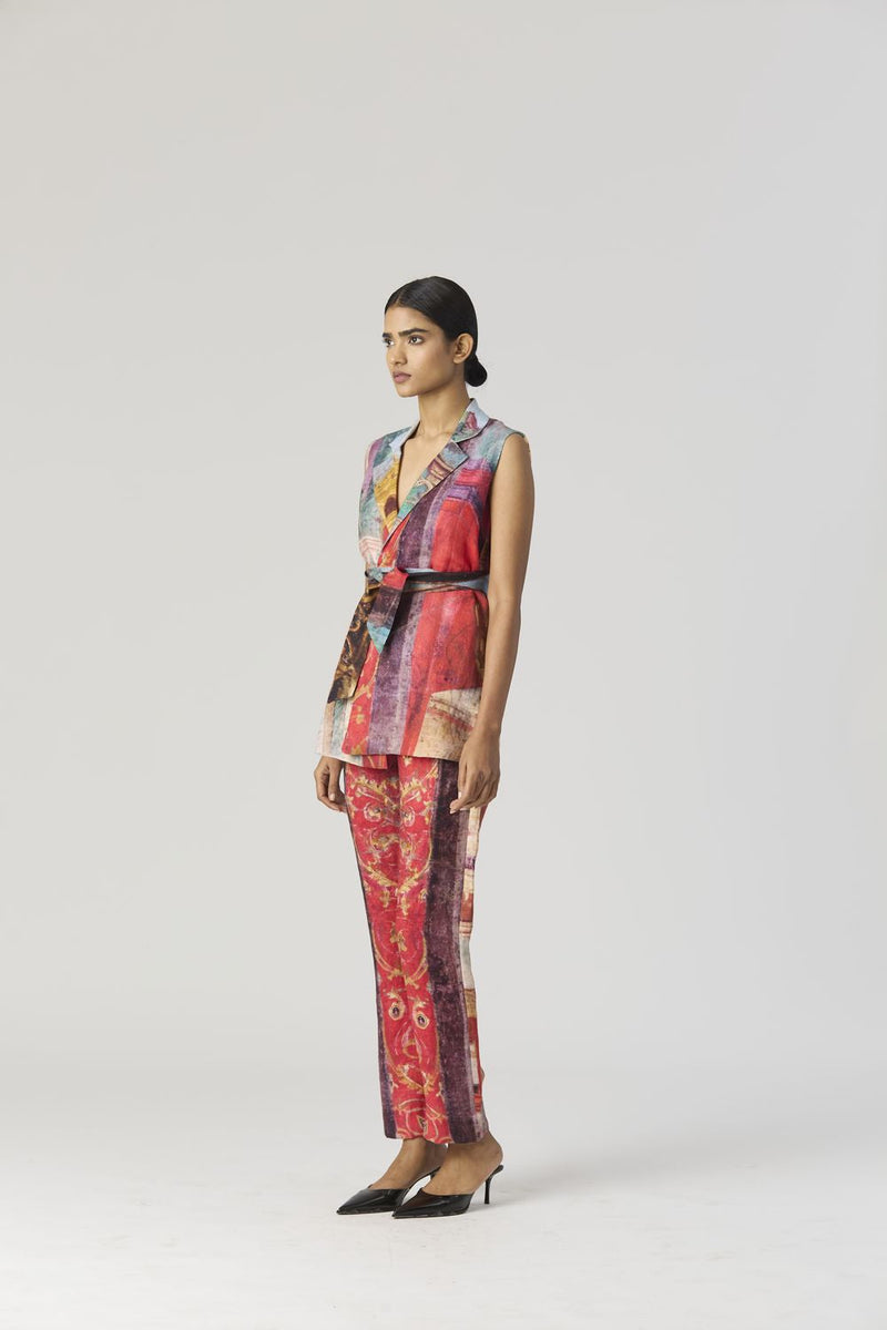 VILLA ROMA JACKET SET mul by Yam in multi color for women Worldwide