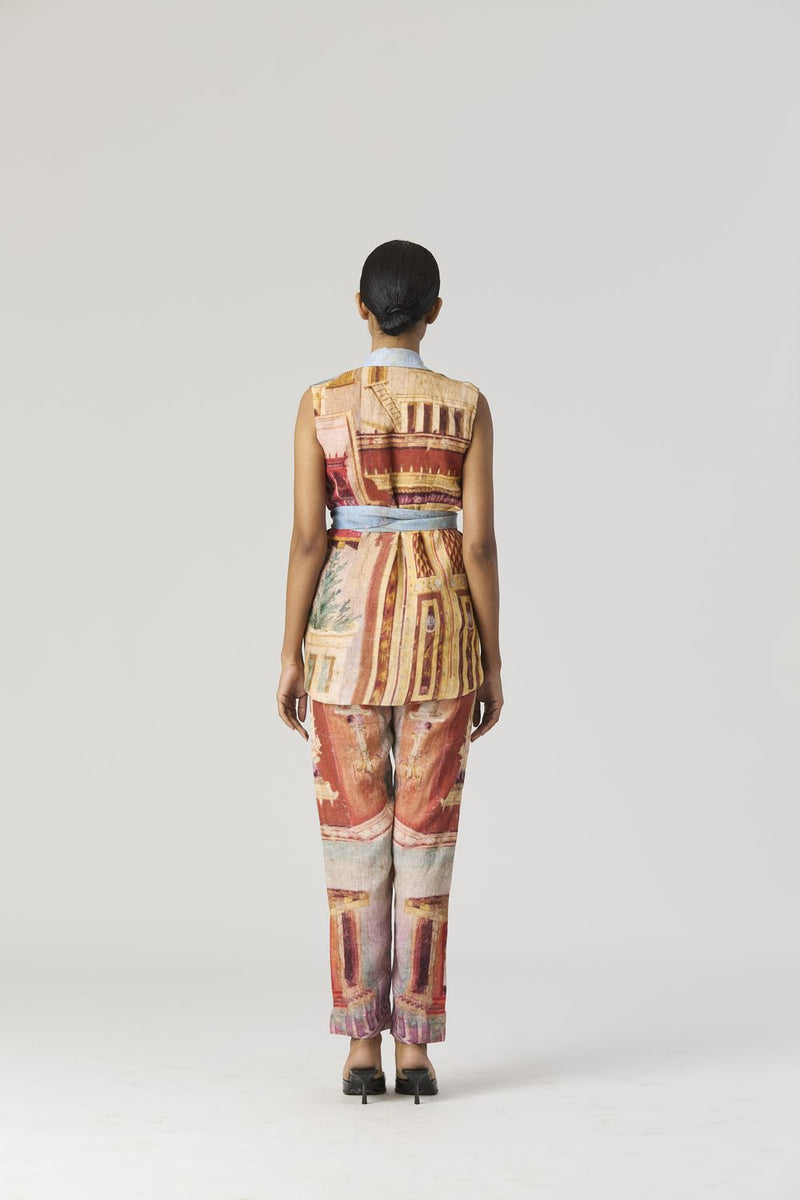 VILLA ROMA JACKET SET mul by Yam in multi color for women Worldwide