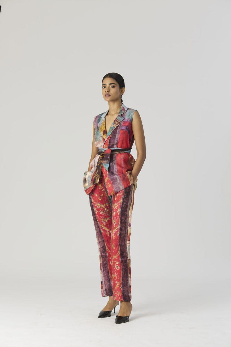 VILLA ROMA JACKET SET mul by Yam in multi color for women Worldwide