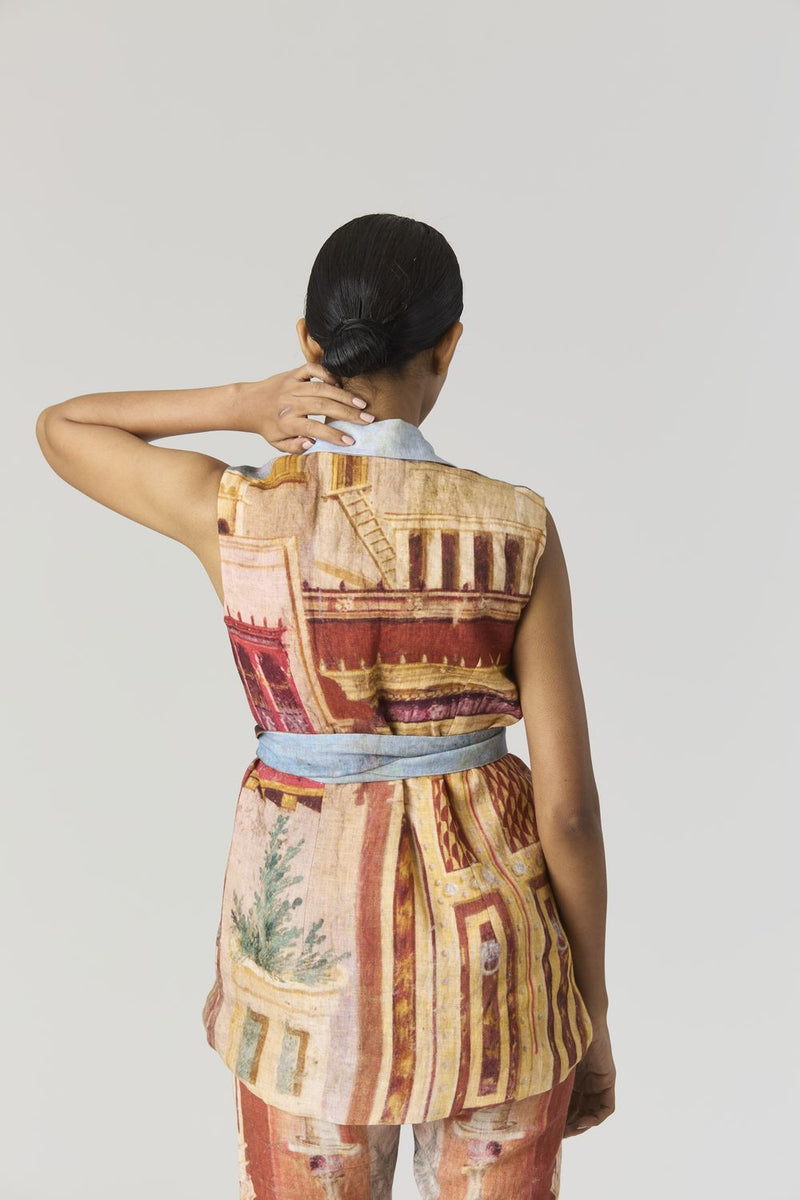 VILLA ROMA JACKET SET mul by Yam in multi color for women Worldwide