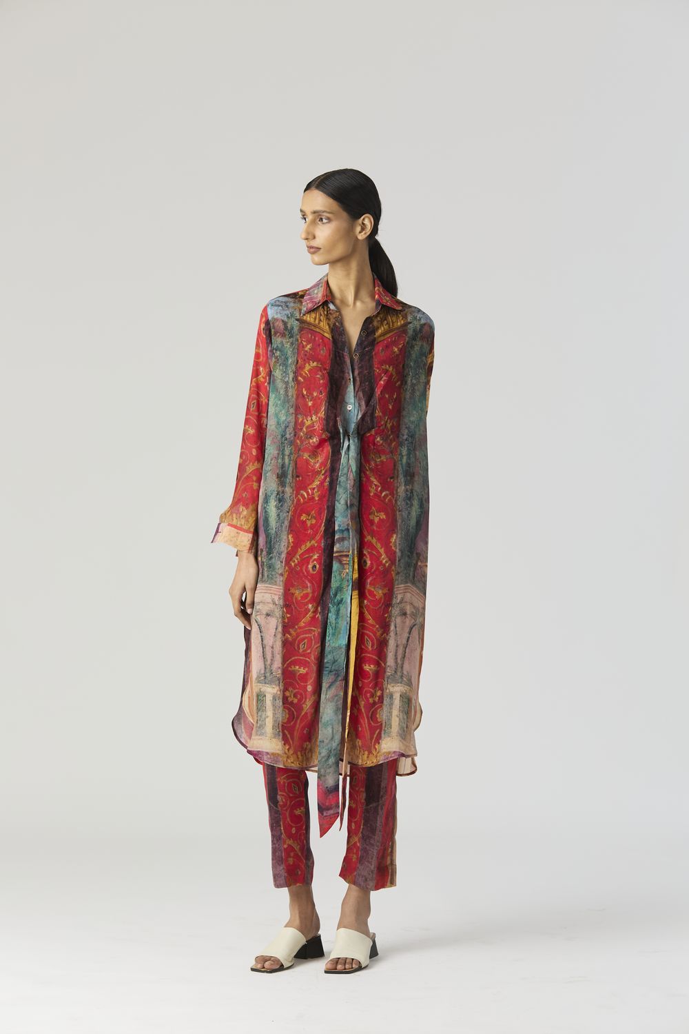 VILLA ROMA WRAP KURTA SET