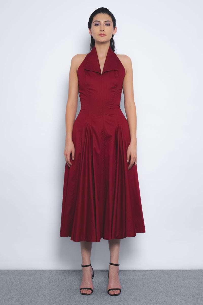 Vita Dress - Ruby cotton by Leh Studios for women Worldwide
