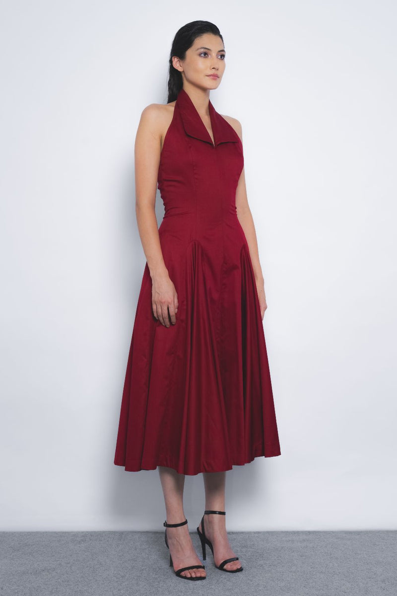 Vita Dress - Ruby cotton by Leh Studios for women Worldwide