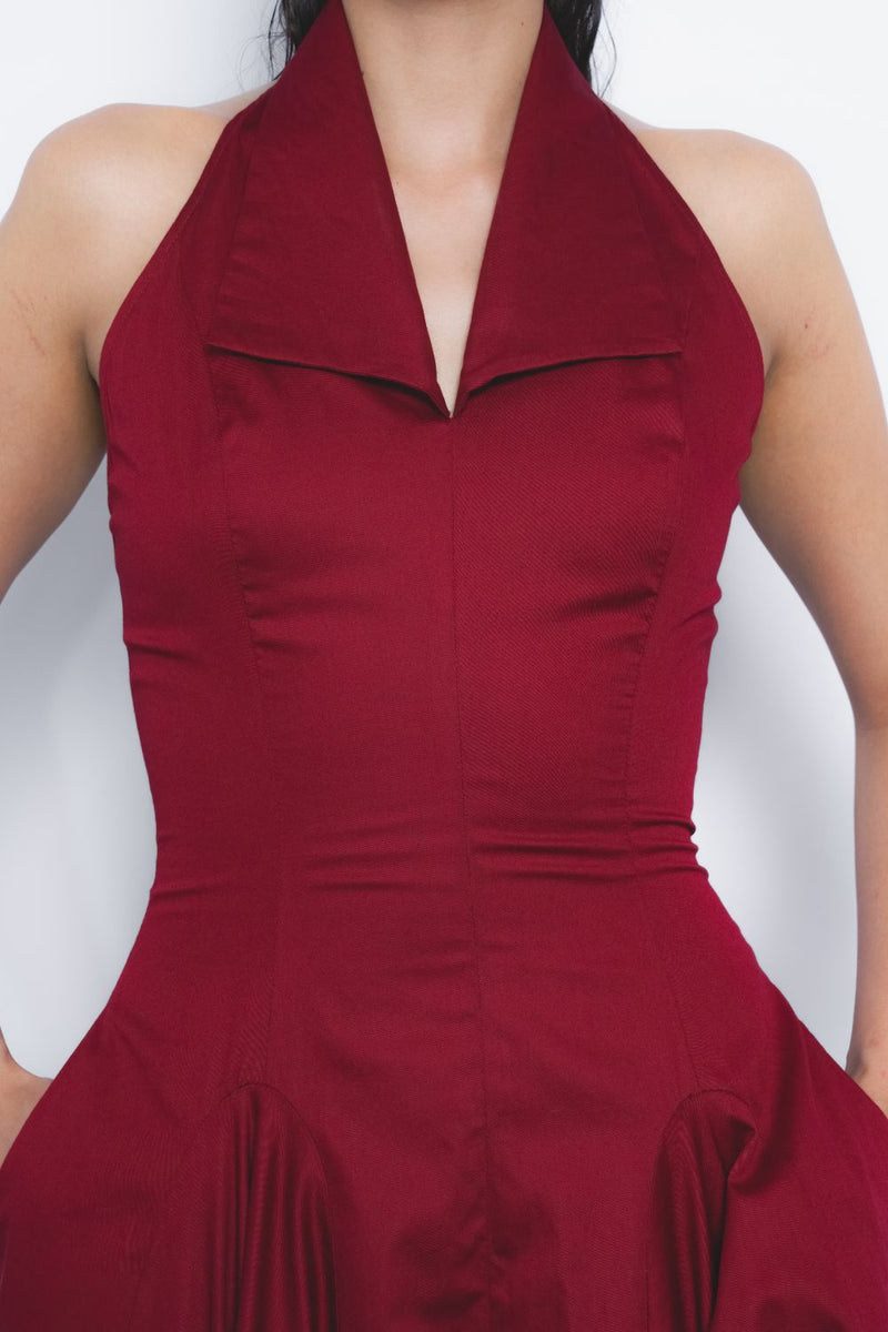 Vita Dress - Ruby cotton by Leh Studios for women Worldwide