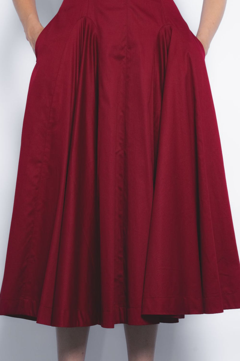 Vita Dress - Ruby cotton by Leh Studios for women Worldwide