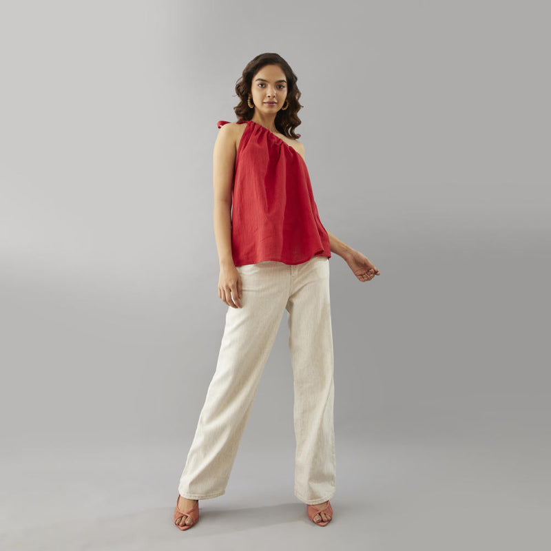 Vltava Off Shoulder Top cotton by Moborr for women Worldwide