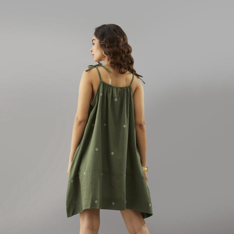 Wakana String Dress cotton by Moborr for women Worldwide