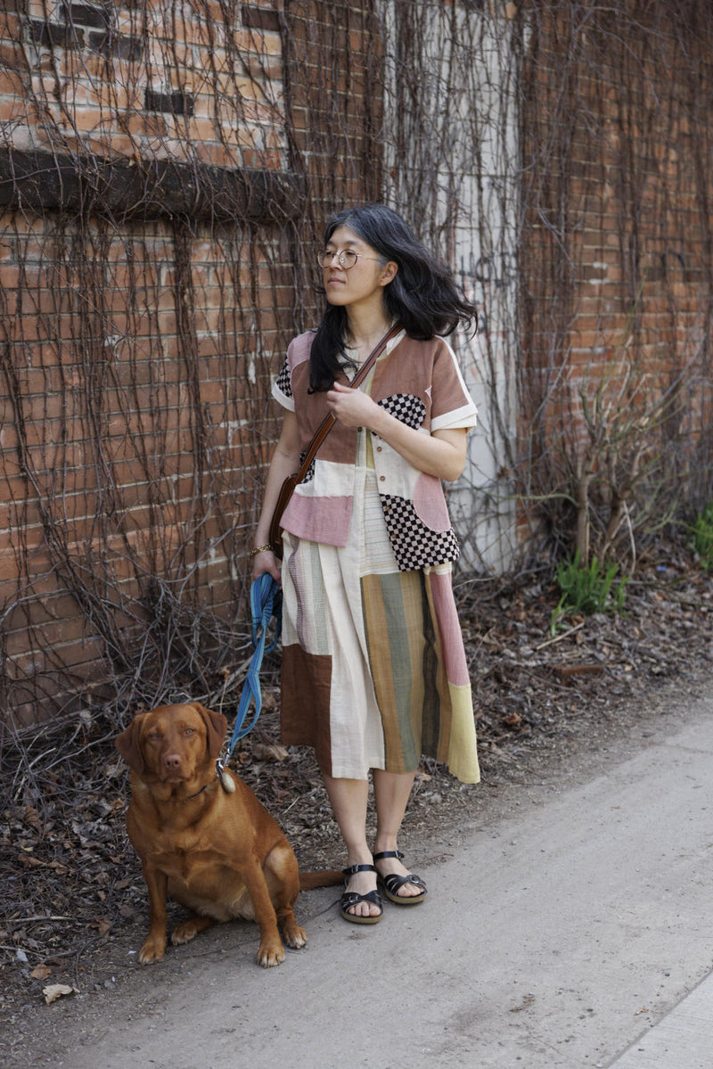 Weekend Dress — Organic 100% cotton by World of Crow in multi color for women Worldwide