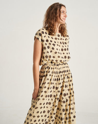 Whimsy Doodle Polka Skirt