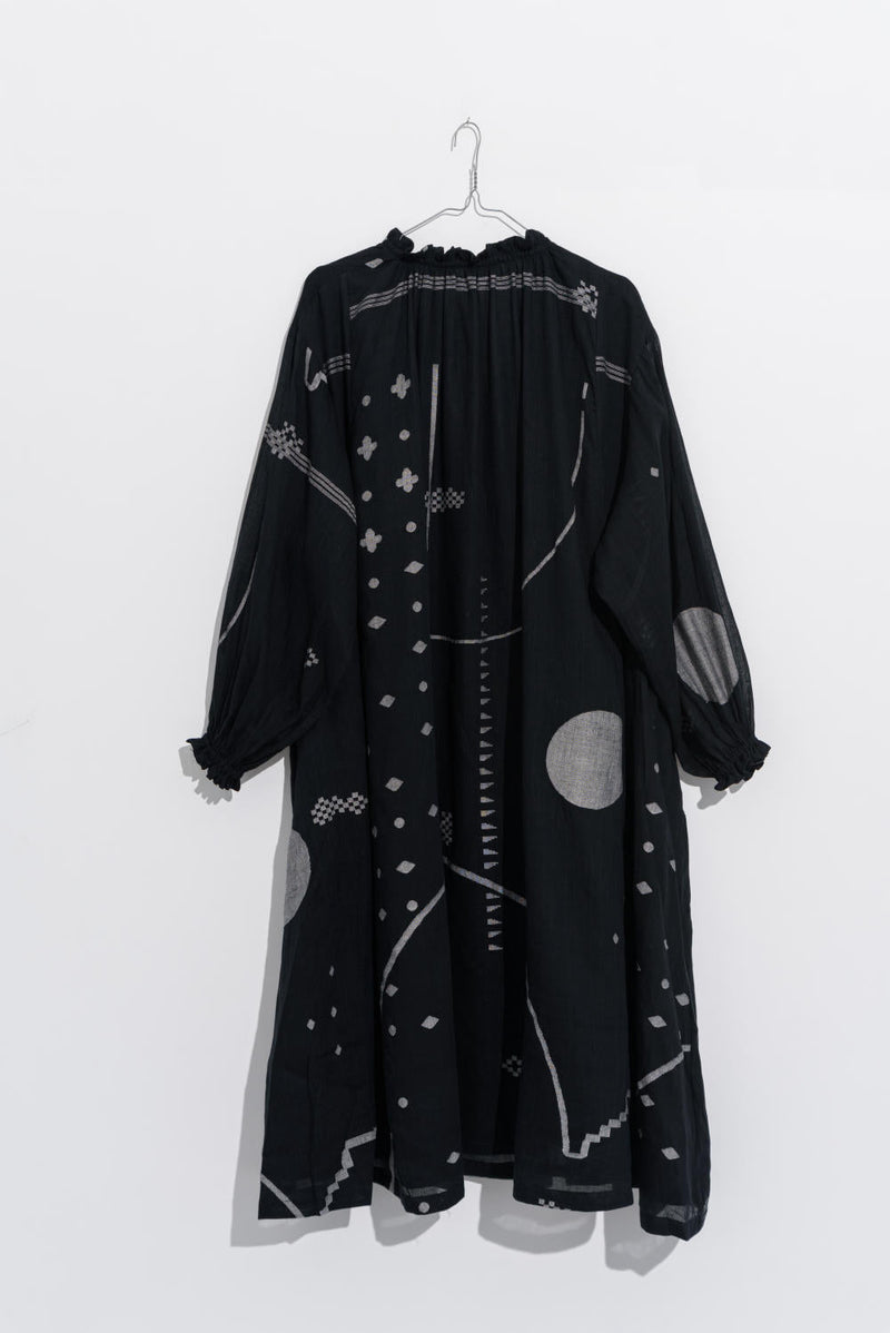 Whimsy flared dress - Black Dress by World of Crow in black color for women Worldwide