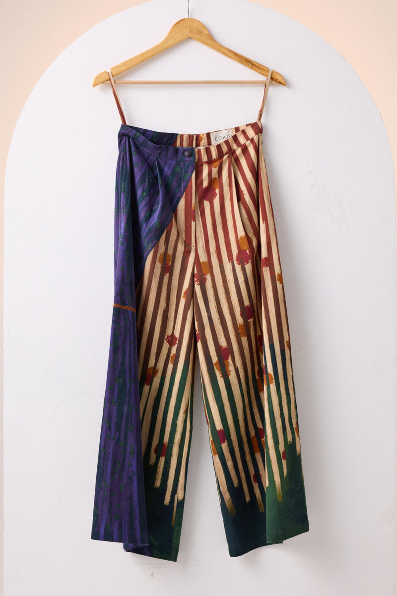 WIDE LEG PANT -HOME ALONE cotton by CORD for women Worldwide