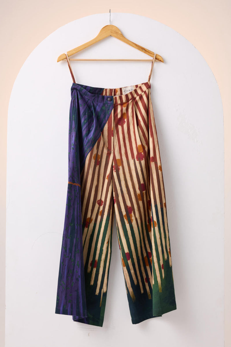 WIDE LEG PANT -HOME ALONE cotton by CORD for women Worldwide