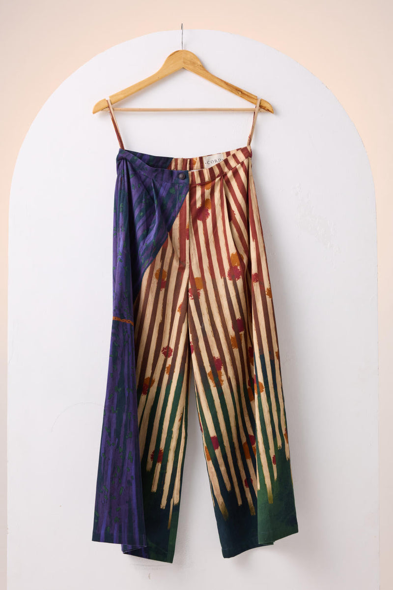 WIDE LEG PANT -HOME ALONE cotton by CORD for women Worldwide
