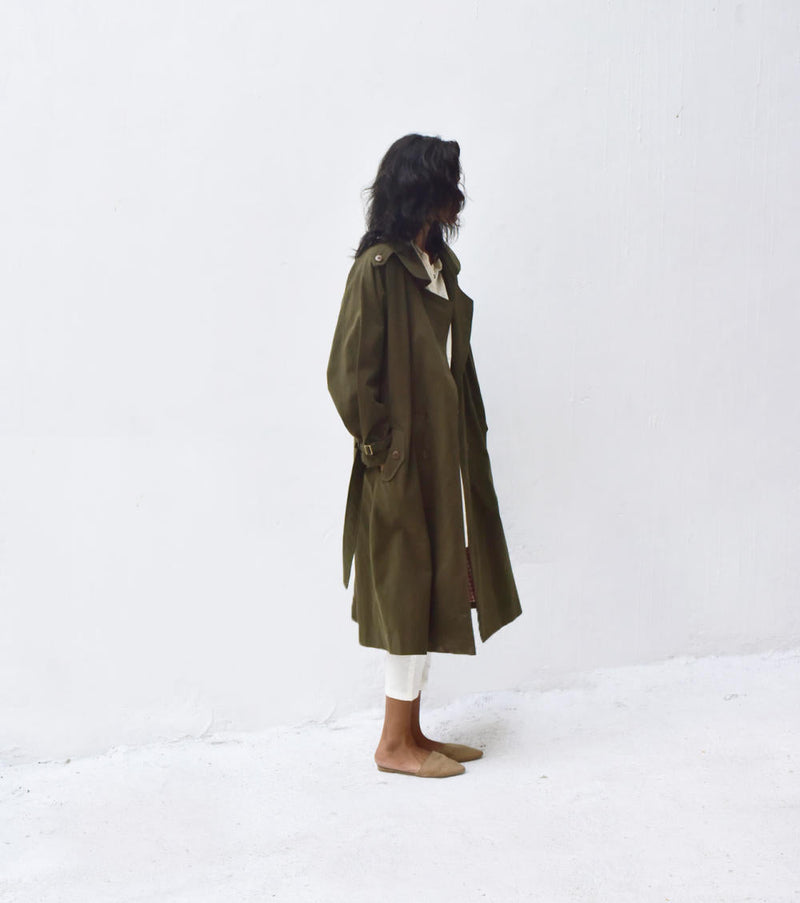 Willow Trench Coat Jackets & Overlays by Khara Kapas for women Worldwide