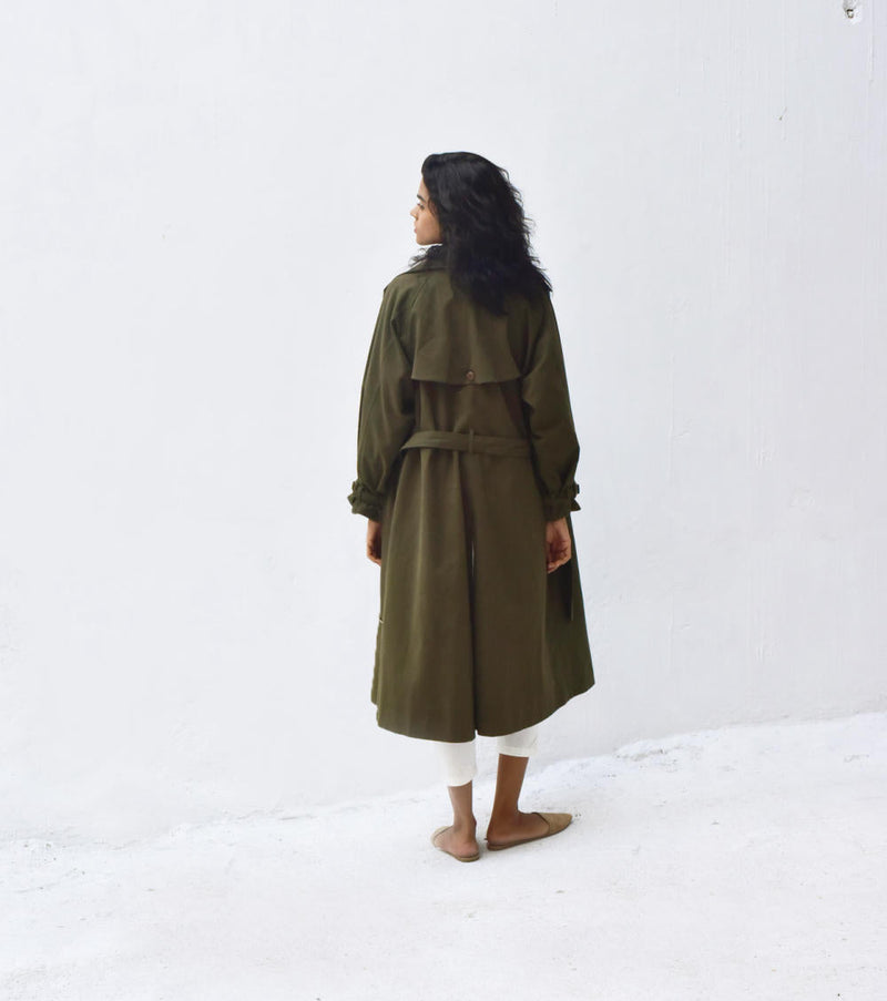 Willow Trench Coat Jackets & Overlays by Khara Kapas for women Worldwide