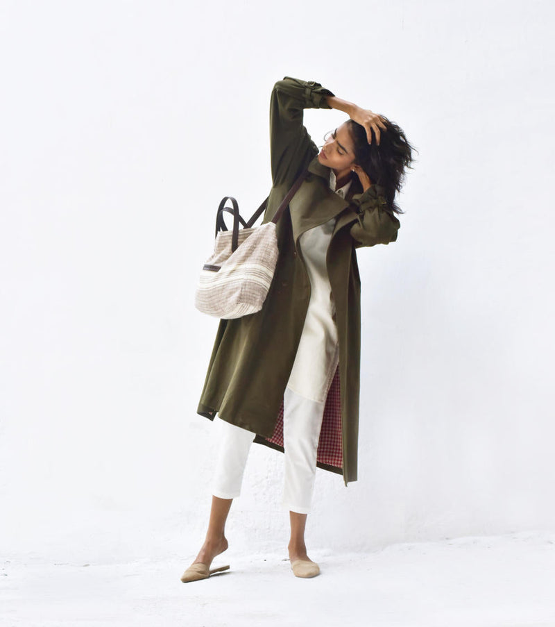 Willow Trench Coat Jackets & Overlays by Khara Kapas for women Worldwide