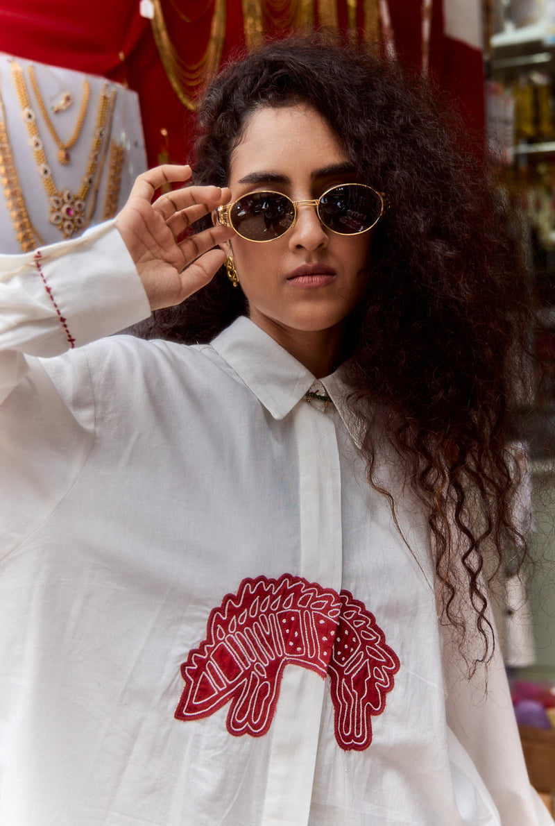 WOMEN'S WATSON SHIRT by JodiLife in white for women Worldwide