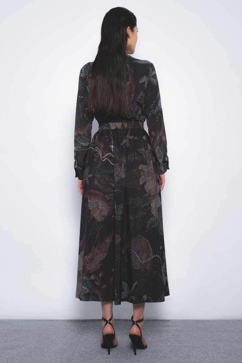 Wrap Dress in Silva Print by Leh Studios for women Worldwide