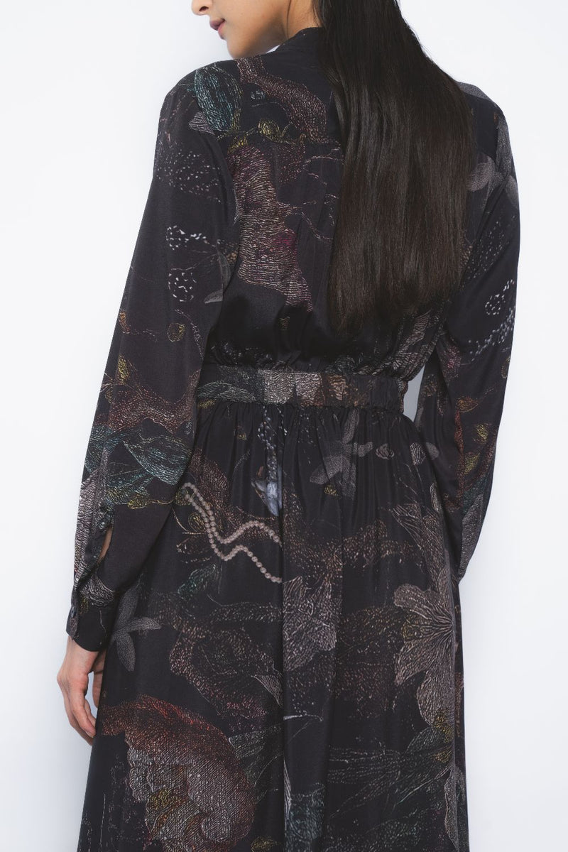 Wrap Dress in Silva Print by Leh Studios for women Worldwide