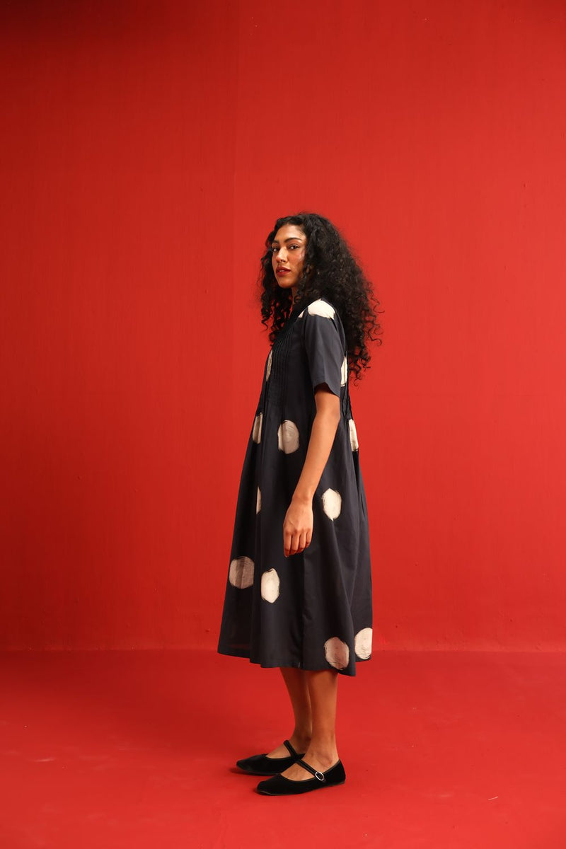 Ginger Dress cotton by Yam in black color for women Worldwide