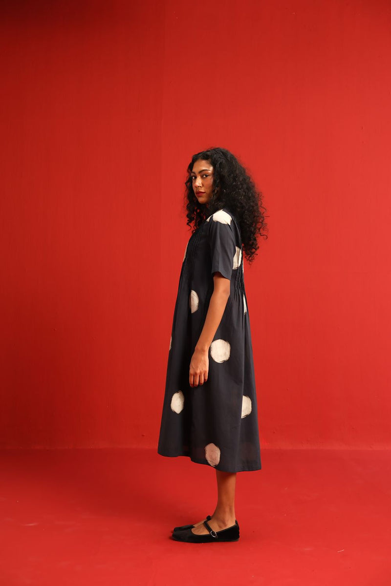 Ginger Dress cotton by Yam in black color for women Worldwide