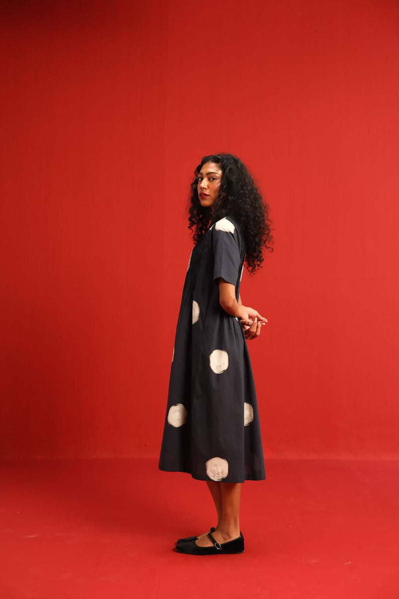 Ginger Dress cotton by Yam in black color for women Worldwide
