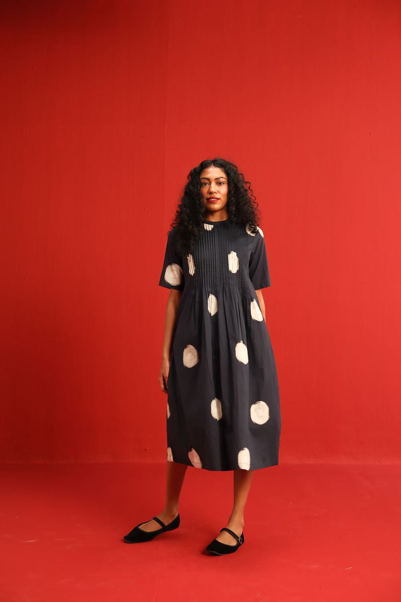 Ginger Dress cotton by Yam in black color for women Worldwide