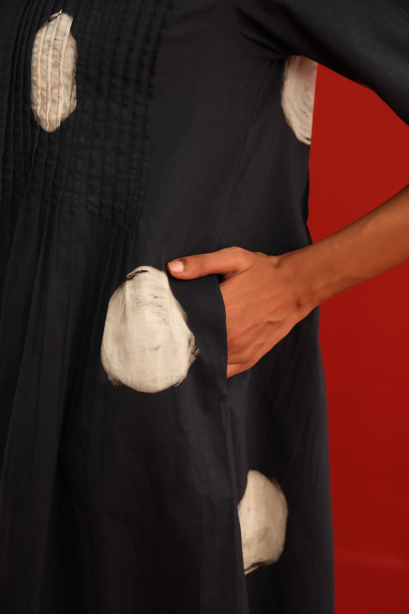 Ginger Dress cotton by Yam in black color for women Worldwide