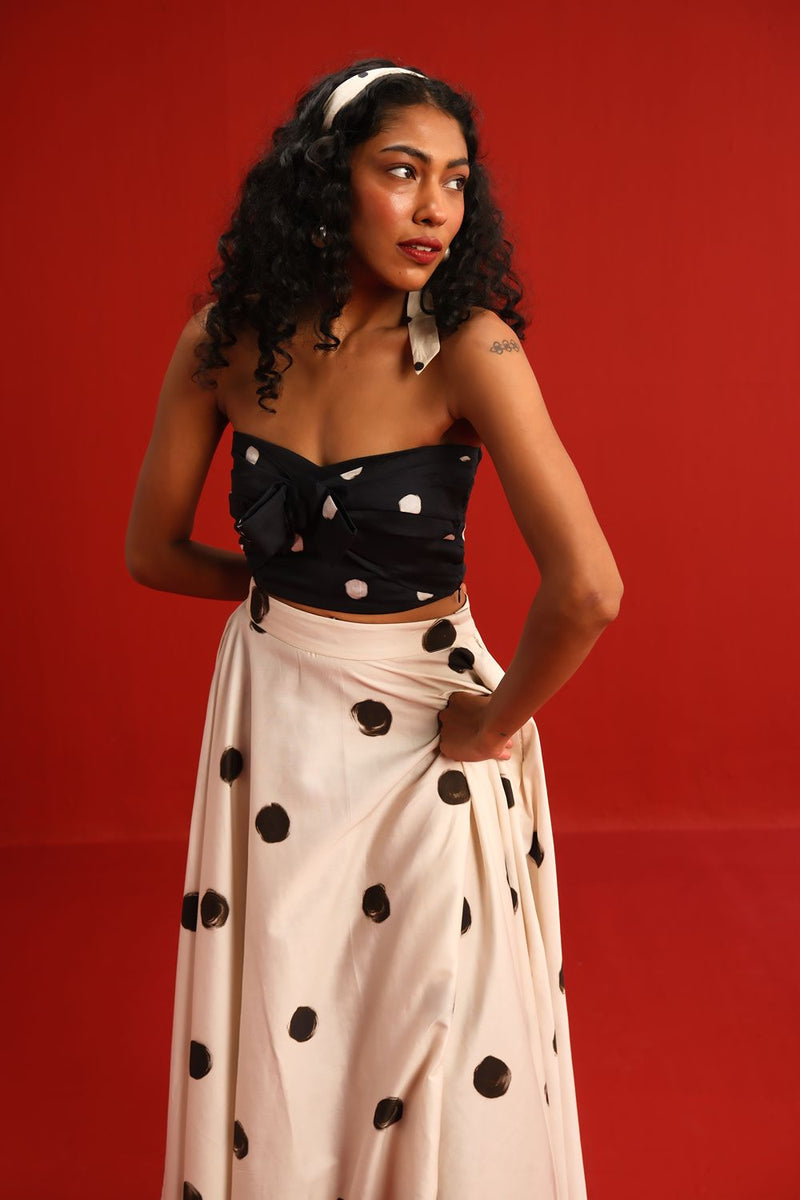 The Davis set satin by Yam in black color for women Worldwide
