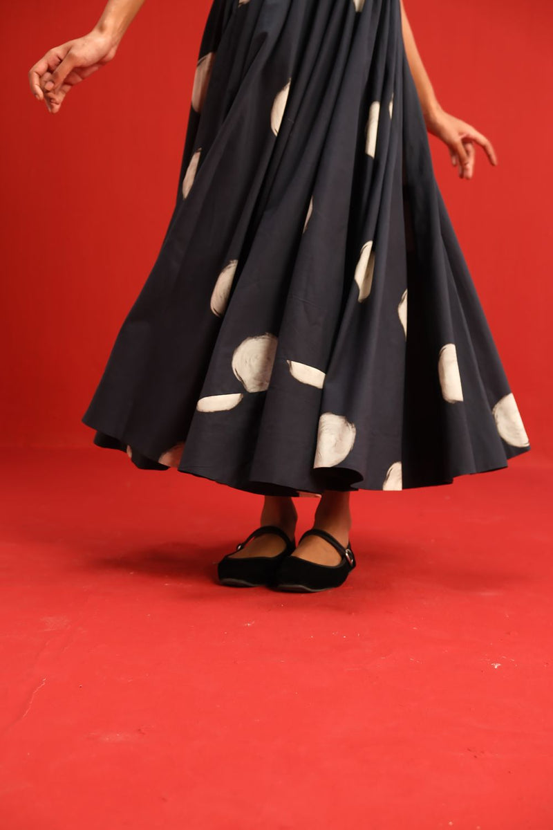 The Vivian Dress cotton by Yam in black color for women Worldwide