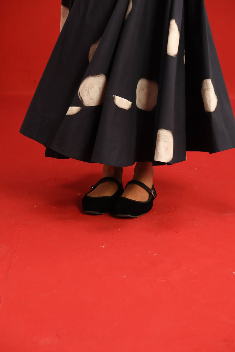 The Vivian Dress cotton by Yam in black color for women Worldwide