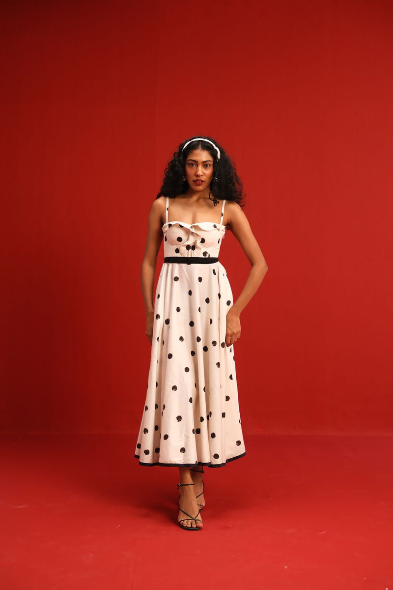 The Monroe Dress satin by Yam in black color for women Worldwide