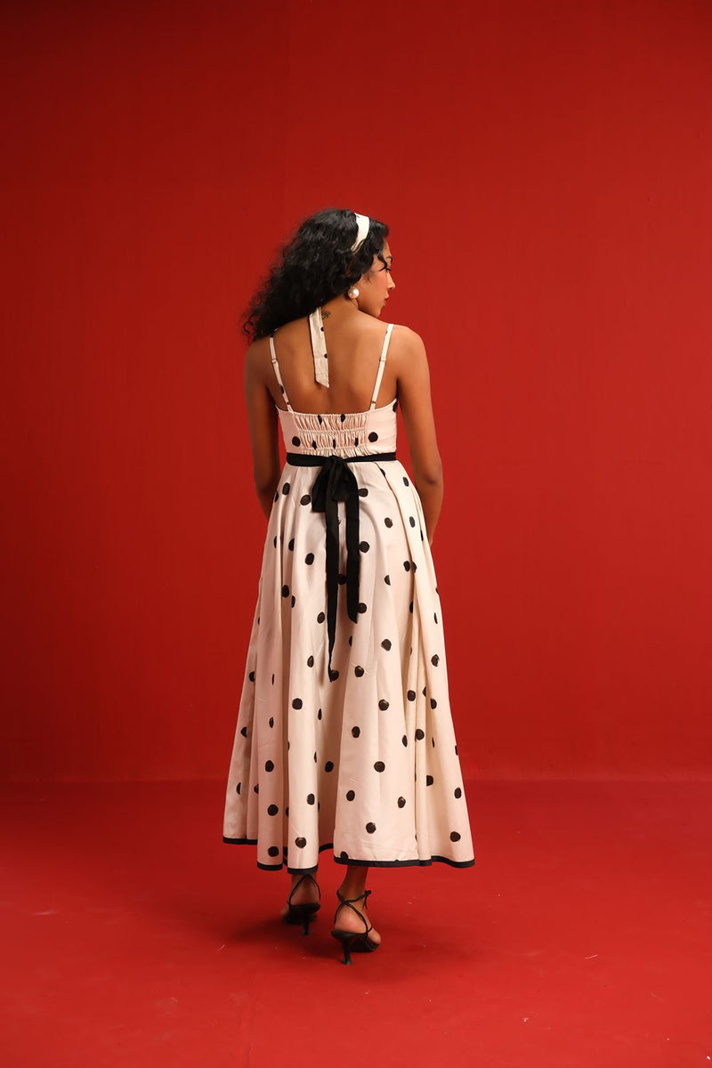 The Monroe Dress satin by Yam in black color for women Worldwide