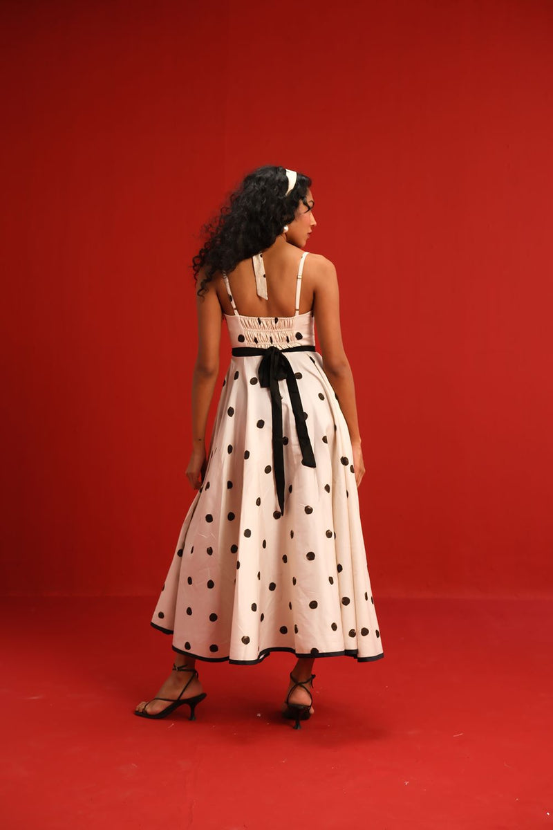 The Monroe Dress satin by Yam in black color for women Worldwide