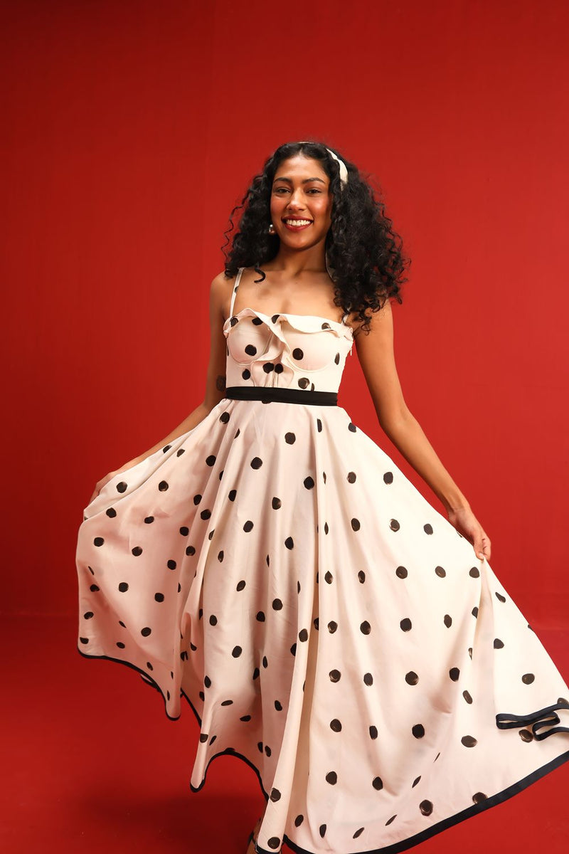 The Monroe Dress satin by Yam in black color for women Worldwide