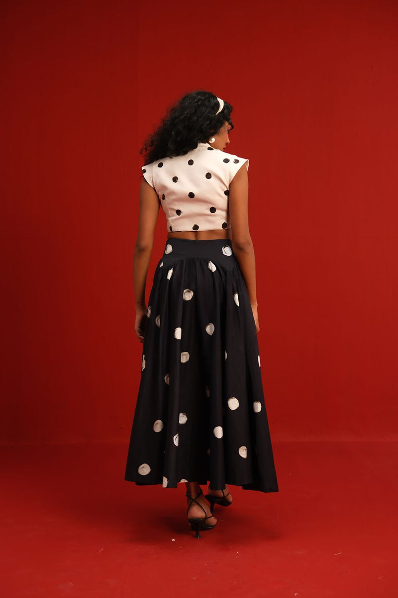 The Audrey Set satin by Yam in black color for women Worldwide