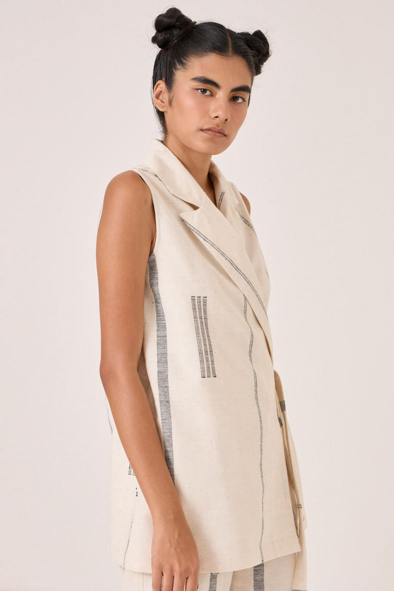 Yacine Handwoven Wrap Top cotton by The Summer House for women Worldwide