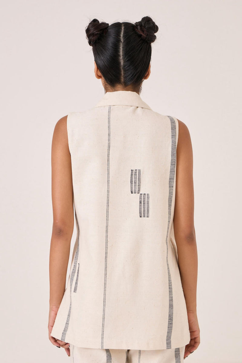 Yacine Handwoven Wrap Top cotton by The Summer House for women Worldwide