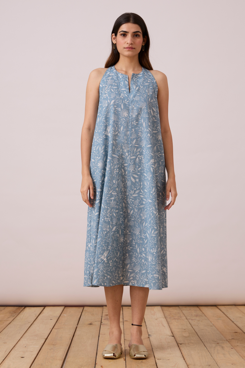 Zahra Dress - Print cotton Dress by The Summer House for women Worldwide