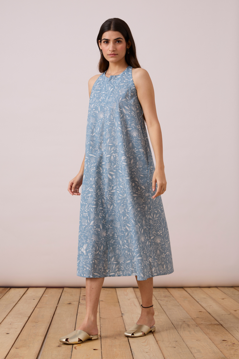Zahra Dress - Print cotton Dress by The Summer House for women Worldwide