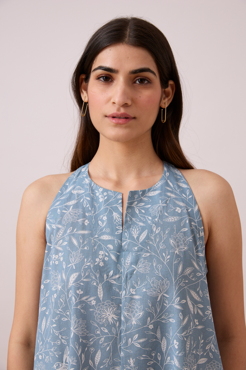 Zahra Dress - Print cotton Dress by The Summer House for women Worldwide