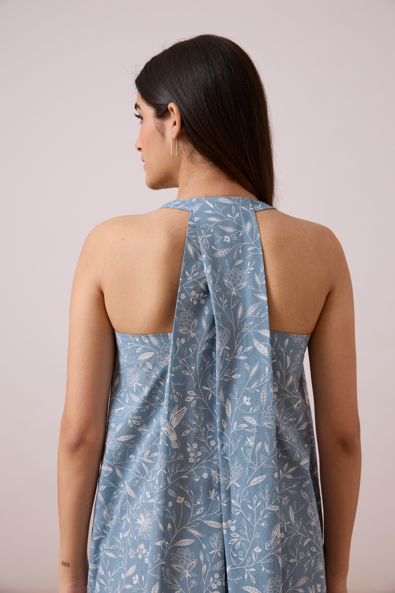 Zahra Dress - Print cotton Dress by The Summer House for women Worldwide