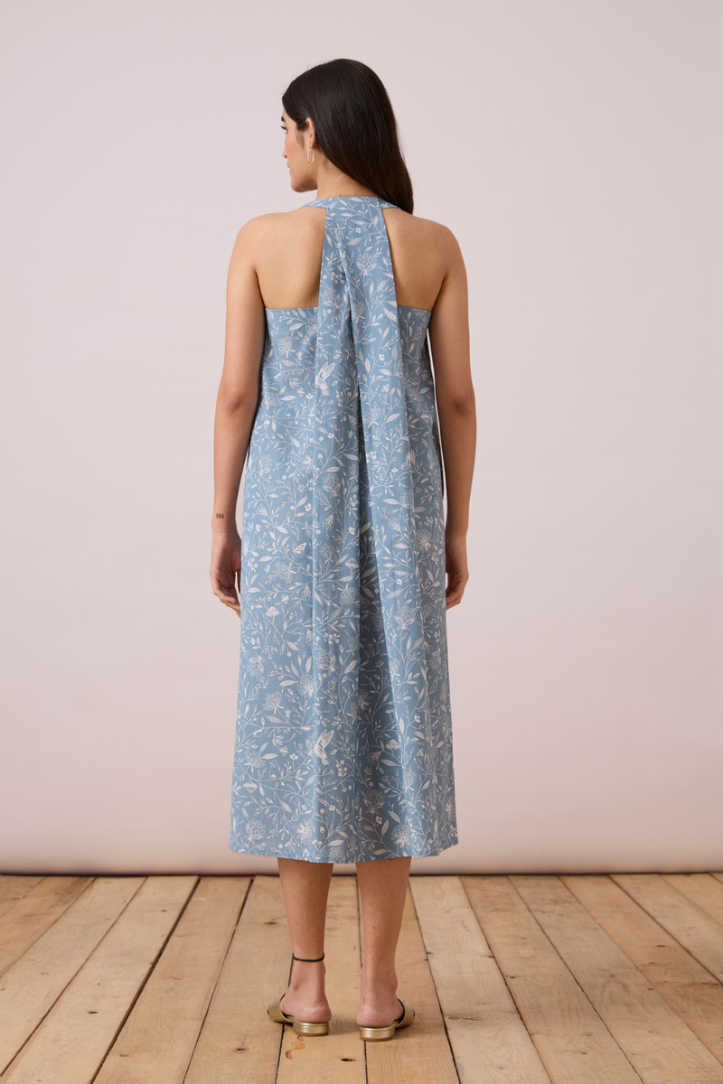 Zahra Dress - Print cotton Dress by The Summer House for women Worldwide