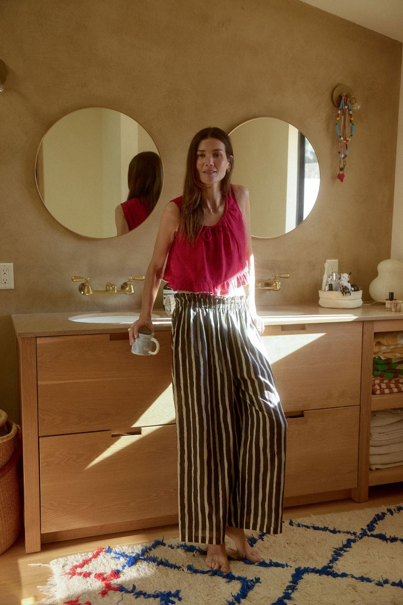 Zebra Stroll Pants – Charcoal Black