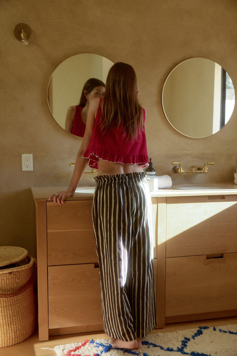 Zebra Stroll Pants – Charcoal Black